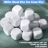 Deekin 25 Pcs Back to School 2.5 Inch White Blank