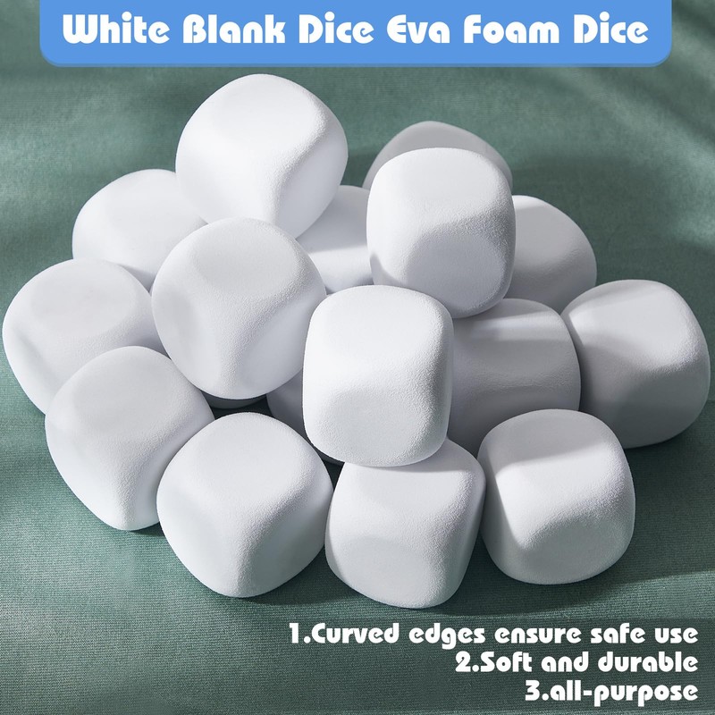 Deekin 25 Pcs Back to School 2.5 Inch White Blank