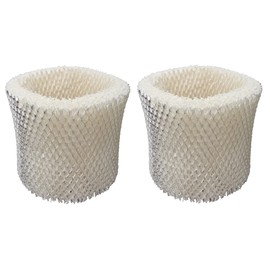 HASMX 2-Pack Humidifier Wick Filters Replacement Parts for Sunbeam SF213, SF-213, SCM1746, SCM-1746 Humidifier Filters 19 1/4" L x 6 1/2" W x 1 1/4" T, White