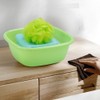 Waikhomes 8 Quart Plastic Dishes Basin, Small Dish Bin, 4