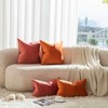 JUSPURBET Coral Velvet Throw Pillow Covers 40x40 CM Set of