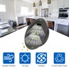 Hon&Guan 6 Inch Soffit Vent, Aluminum Exhaust Bathroom 6'' Wall