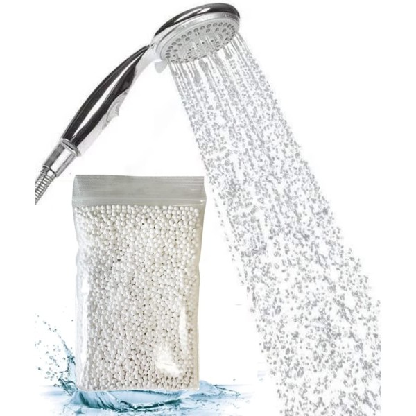 塩素除去シャワーヘッド カートリッジフィルター交換用 亜硫酸カルシウム顆粒50g（粒の大きさ2.5mm）ミラブル 詰め替え 脱塩素剤 分解 自作 トルネードスティック互換性