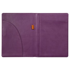 Rhodia Rhodiarama 216006C Folder for Notebooks or Notebooks N°16, for DIN A5 (14.8 x 21 cm) 17.5 x 23.5 cm, Elegant and Practical, Purple, Pack of 1