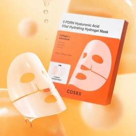 코스알엑스 5 PDRN 히알루론산 바이탈 하이드레이팅 하이드로겔 마스크 3매입 5 PDRN Hyaluronic Acid Vital Hydrating Hydrogel Mask 3 Sheets