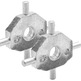 Ollanoos 2Pcs Headlamp Washer Cover Pivots, Replacement for Jaguar X Type Mk1 X400 2001-2009, S Type Mk1 Mk2 1963-2008