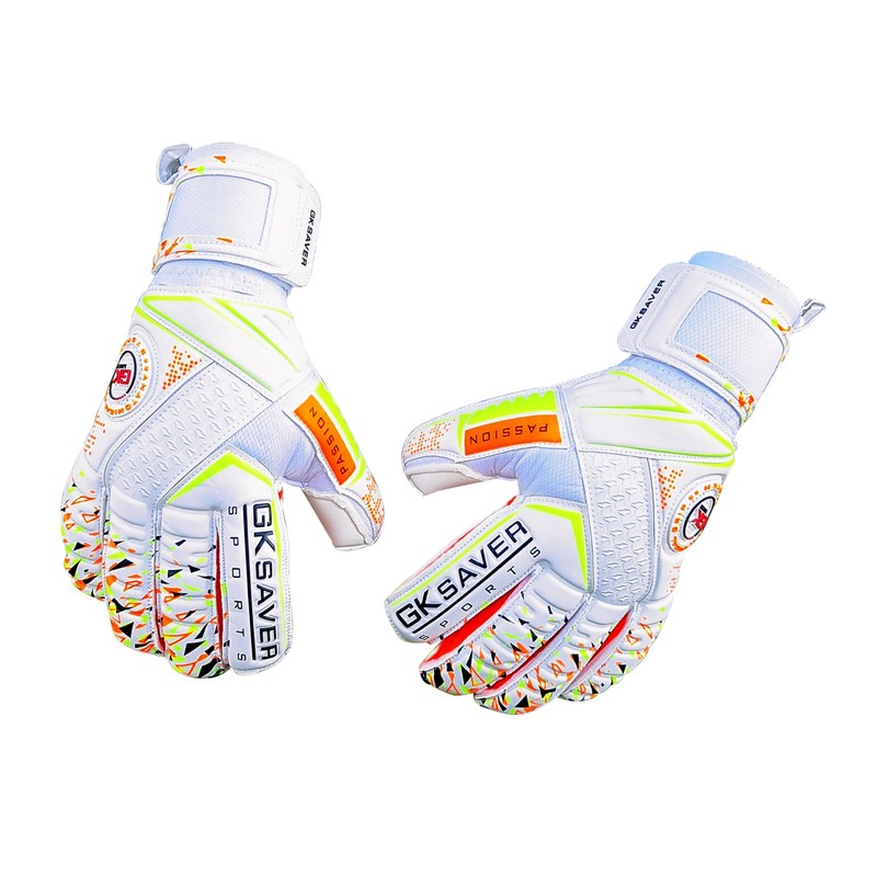 GK Saver football goalkeeper gloves Passion PS04 Flat cut professional