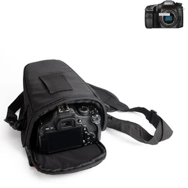 K-S-Trade Camera Bag for Sony Alpha 68 Camera Bag Shoulder Bag for Sony Alpha 68 Colt for System Cameras, black, Camera Case for Sony Alpha 68