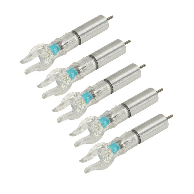 5PCS LED Lighted Nocks Plastic Shell Easy Installation for 6.2mm