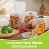 Dyrfolm 50 Pack Deli Containers with Lids,32oz Plastic Food Storage