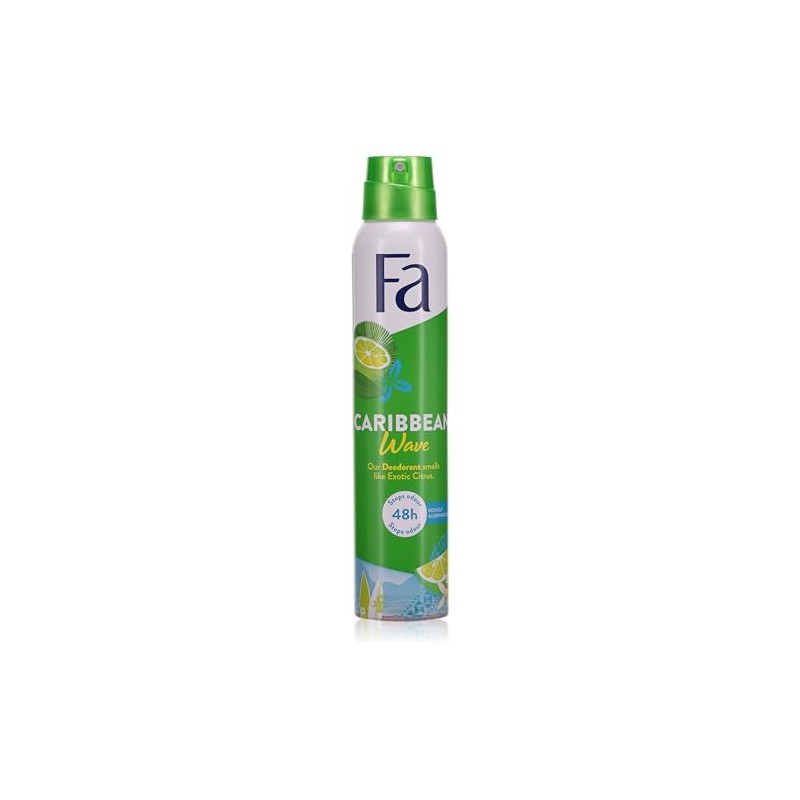 FA Deodorant Spray, Caribbean Lemon 6.75 oz