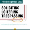 Private Property No Soliciting Loitering Trespassing Sign, 7" x 10"