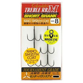Gamakatsu Assist Hook Treble RB-M Short Shank (NSC) #8.