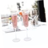 GRIRIW Glamorous Wedding Flutes 2pcs Crystal Glasses Perfect for Toasting