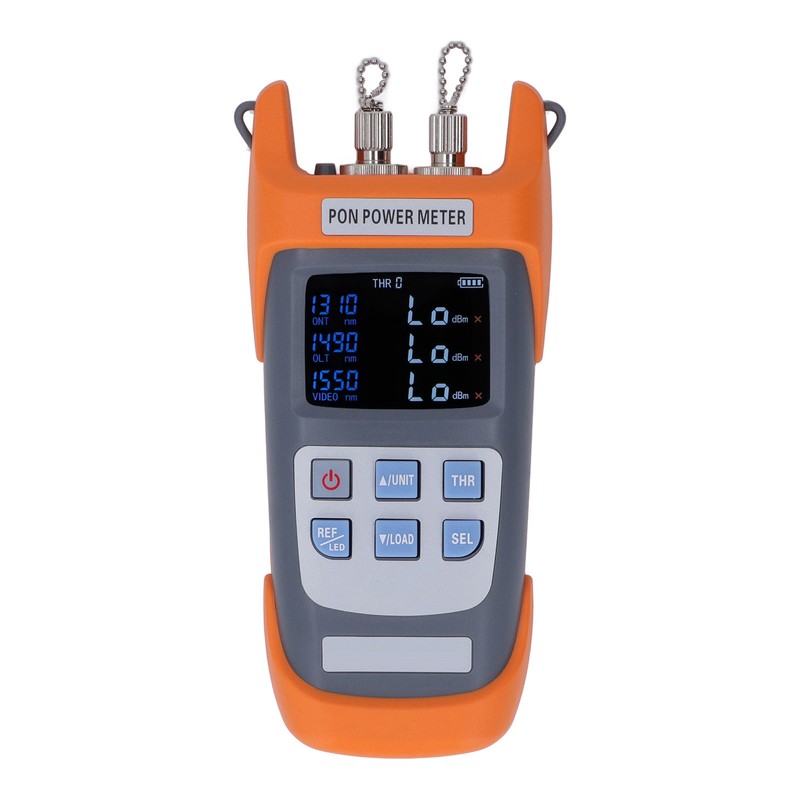 Handheld PON Optical Power Meter Automatic Calibration Threshold Setting ABS