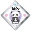 Baby on Board Car Sign with Baby Panda Design, Baby