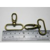 Wuuycoky Bronze 1" Inner Diameter Oval Ring Small Olive Buckle