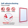 VAIIGO Acrylic Sign Holder 8.5x11 Wall Mount - 5 Pack