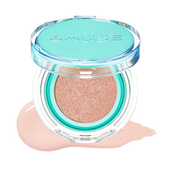 [AMUSE OFFICIAL] Meta Fixing Vegan Cushion Foundation Compact Sheer Natural to High Coverage Flawless 24-Hour Lasting Look with Collagen SPF 45 PA++