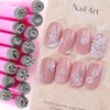 SILPECWEE 15PCS Nail Stamp Pen Set, Nail Flower Design Stamping