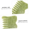 BIUDECO Natural Jade Scalp Massager Brush Comb Scalp Treatment Massage