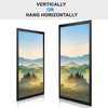 HUKONHEP 5x10 Black Picture Frames, Photos Frame with Plexiglass, Wall