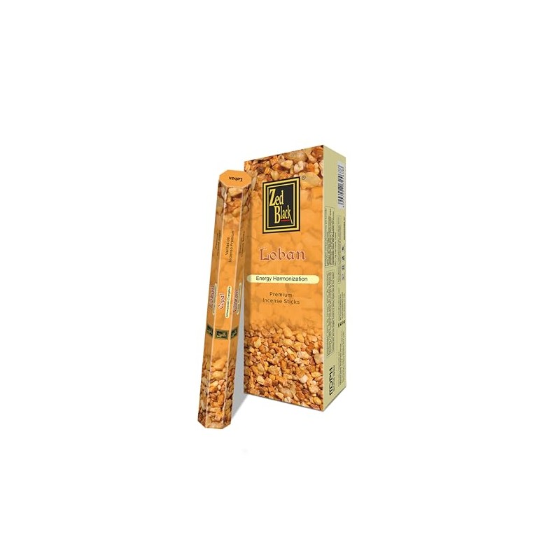 ZED BLACK Z011 Loban Incense Sticks, 20 Sticks x 6