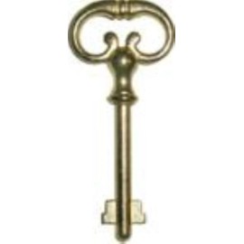 Furniture Knowledge 2 Brass Plated Keys Roll Top Desk Lock Polished Skeleton Antique vintage old new