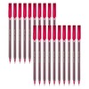 SAINO Softek Ballpoint Pens, PINK, Fine Point (0.7mm), Pack of