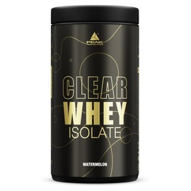 PEAK Clear Whey Isolate - 450 g Flavour Watermelon I 15 Servings I High-Quality Protein I Clear Consistency I Fruity, Refreshing Taste I Fat-Free, Sugar-Free