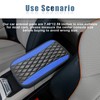 Car Center Console Cover, Universal Leather Waterproof Armrest Seat Box