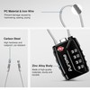 Puroma TSA Approved Luggage Locks, 4 Digit Combination Travel Cable