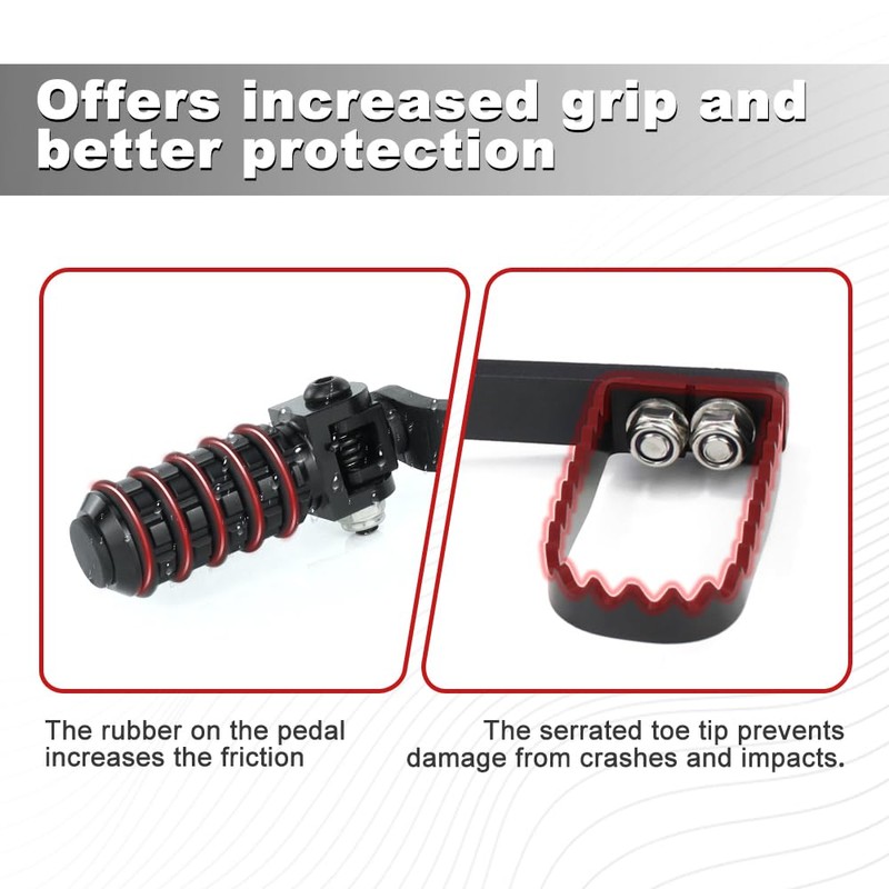xitomer Shift Lever & Brake Pedal Compatible with DR650 1996-2025
