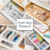 STORi SimpleSort 6-Piece Stackable Clear Drawer Organizer Set | 9"