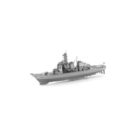 Metal Zone Burke Class Destroyer 3D Metal Puzzle Model Kit Destroyer Warship 3D Metal Puzzle for Adults, 14.2 x 4.6 x 1.7 cm
