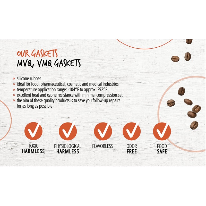 namroh.HC® Juego de juntas compatible con La Pavoni Professional, Stradivari