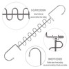 GEFTOL Metal Space Saving Hangers 12 Slots New Version Hanger