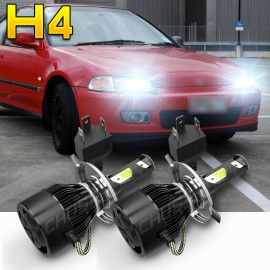 CHUSYYRAY Car 8000lm 6500k Headlight LED Bulbs H4 HB2 9003 For Honda Civic DX Coupe 2-Door
