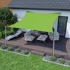 2pcs Sun Shade Poles Outdoor - 10ft 2.36" Diameter Heavy