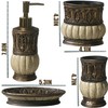 Pumkins Bathroom Accessories Set，Retro Style Including 1 Cups, 1 Toothbrush