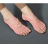 Alienjoy Women's Yoga Socks with Straps Non-Slip Grips Toeless Non-Slip