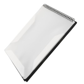 Totority Music Sheet Folder Horizontal A4 Size Clarinet Lyre Flip Folder Perfect for Marching Band Trumpet