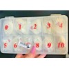 Lamour Natural Nail Tip 10 bag Size 0-10 (50 pcs