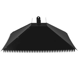 Metal Squirrel Baffle for 4x4 Post - Square Serrated Bird Feeder Guard Iron Squirrel Proof Shield to Keep Squirrels Off Bird Feeder Pole