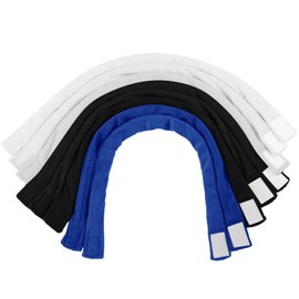 Hicarer 8 Pieces Chew Necklaces for Sensory Kids, Soft and Absorbent Terry Cloth Teething Chewy Necklace Absorbent Alternative to Chewing Clothing for Boys and Girls (Multi Colors)