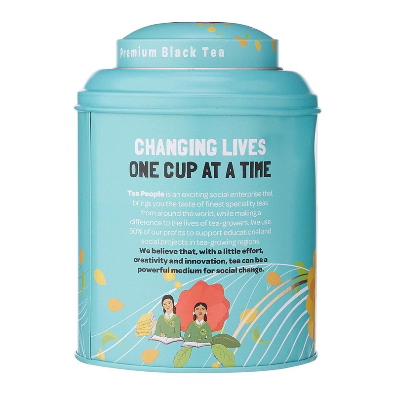 Tea People Luxury English Breakfast Loose Tea Caddy 125g