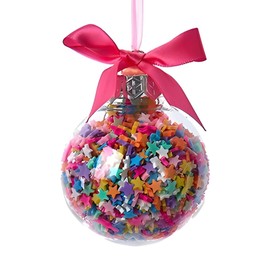 Kurt Adler Star Sprinkle Bubblegum Ball Ornament 2.3" – Festive D4419