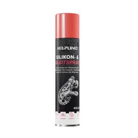 Helpling® Silikonspray Gleitspray 400 ml – Ideal für Türgummis, Scharniere, Kunststoff & Metall – Hochwirksames Schmier- & Pflegespray – Leichtgängige Anwendung – Made in Germany