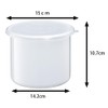 Takagi Metal FS-12W Storage Container, Canister, Umeboshi Container, Enamel, 4.7
