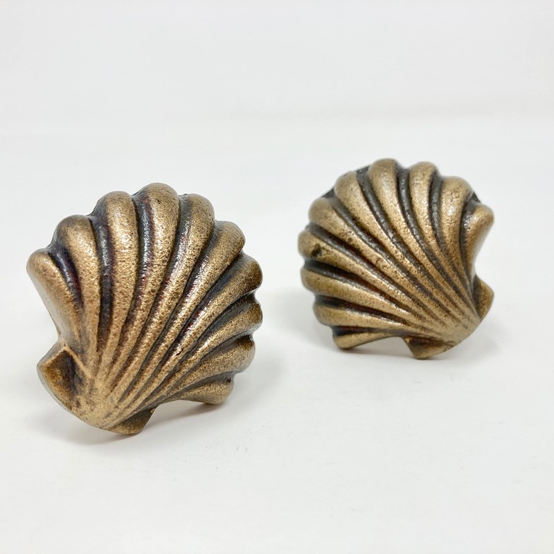 Antique Bronze Sea-Life Marine Nautical Drawer Knobs, Bathroom, Cupboards, Dresser